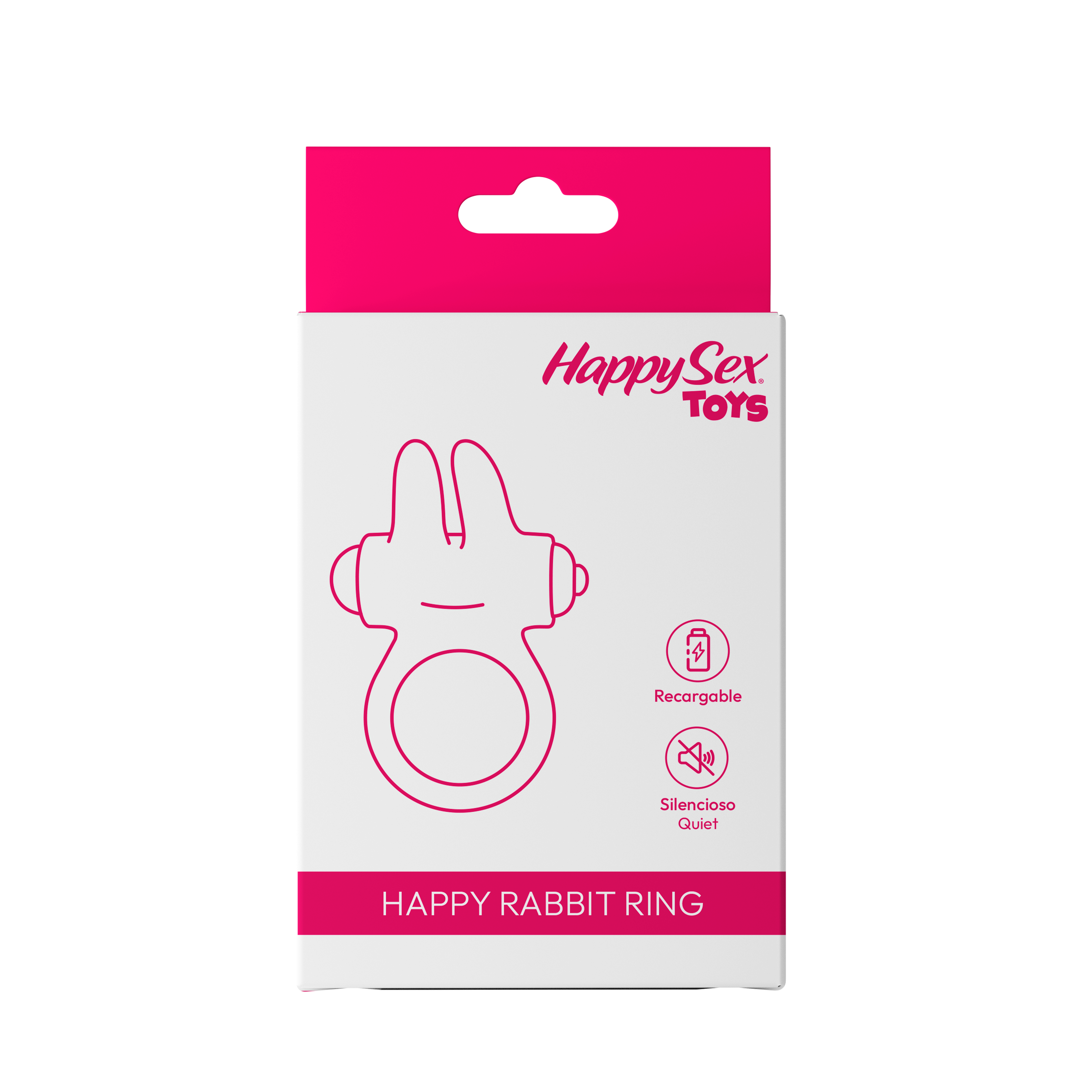 „Happy Rabbit“ žiedas Vibradores
