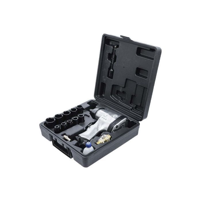Avvitatore pneumatico a impulsi - BGS - 312 Nm - 16 pezzi - Valigetta con accessori - Acciaio