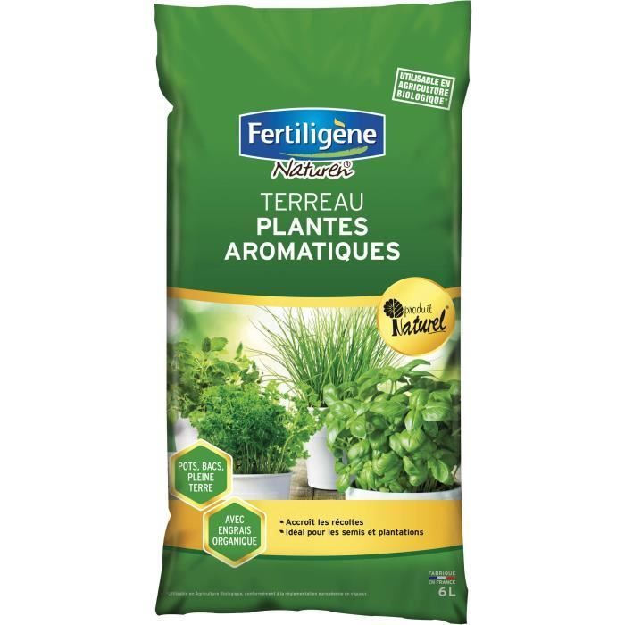 FERTILIGÈNE - Potgrond voor aromatische planten 6L