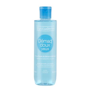 Evoluderm Démaq Doux Yeux Hellävarainen silmämeikinpoistoaine Silmämeikinpoistoaine Ruusukukkavesi 250 ml 250 ml