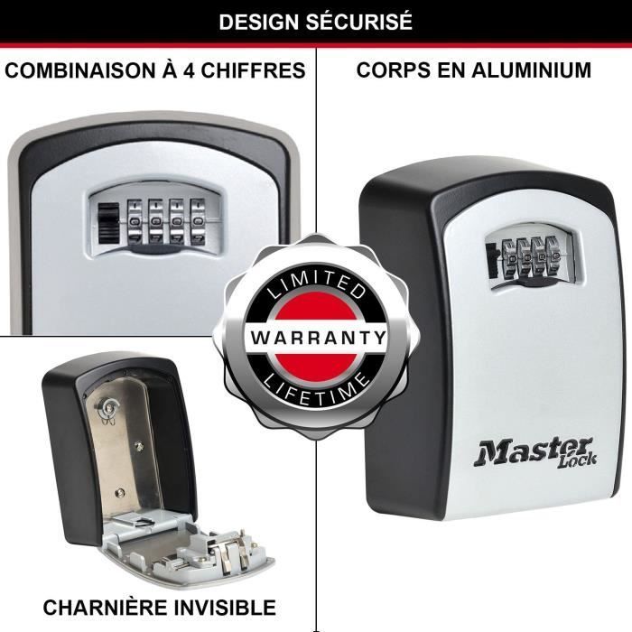 Masterlock Sicherheitsschrank-Schlüsselbox 5403EURD XL Größe