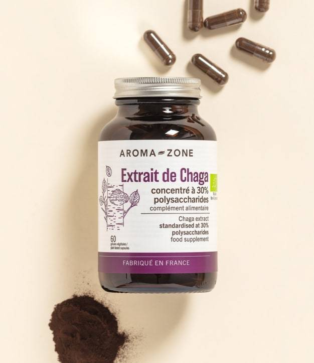Extracto de Chaga Orgánico - 60 cápsulas - Complemento alimenticio