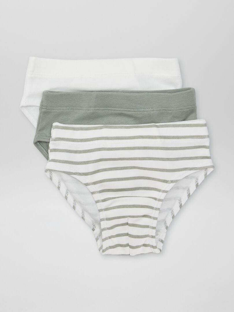 Set van 3 jersey slips - GROEN