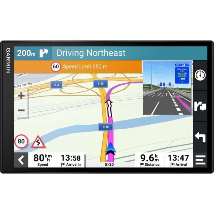 GPS - GARMIN - DRIVESMART™ 86 MT-D EU - 8 pulgadas - Resistencia a la voz - Mapas europeos