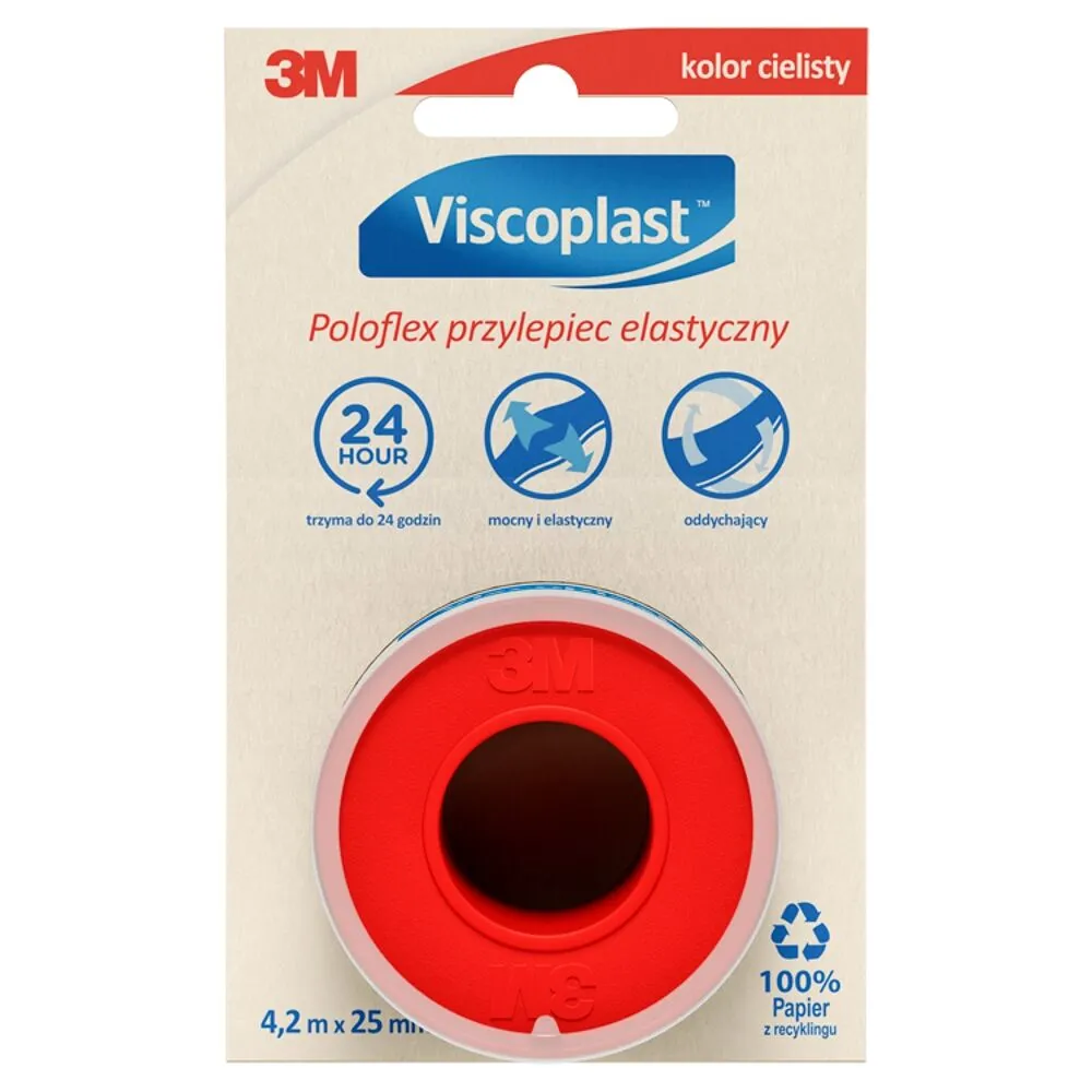 Viscoplast Poloflex, Przylepiec elastyczny, 0,025x4,2m