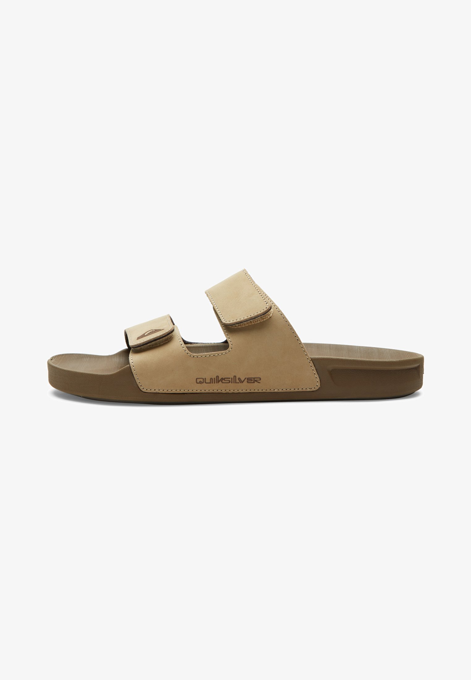 Pantofole Quiksilver RIVI DOUBLE ADJUST - color cuoio