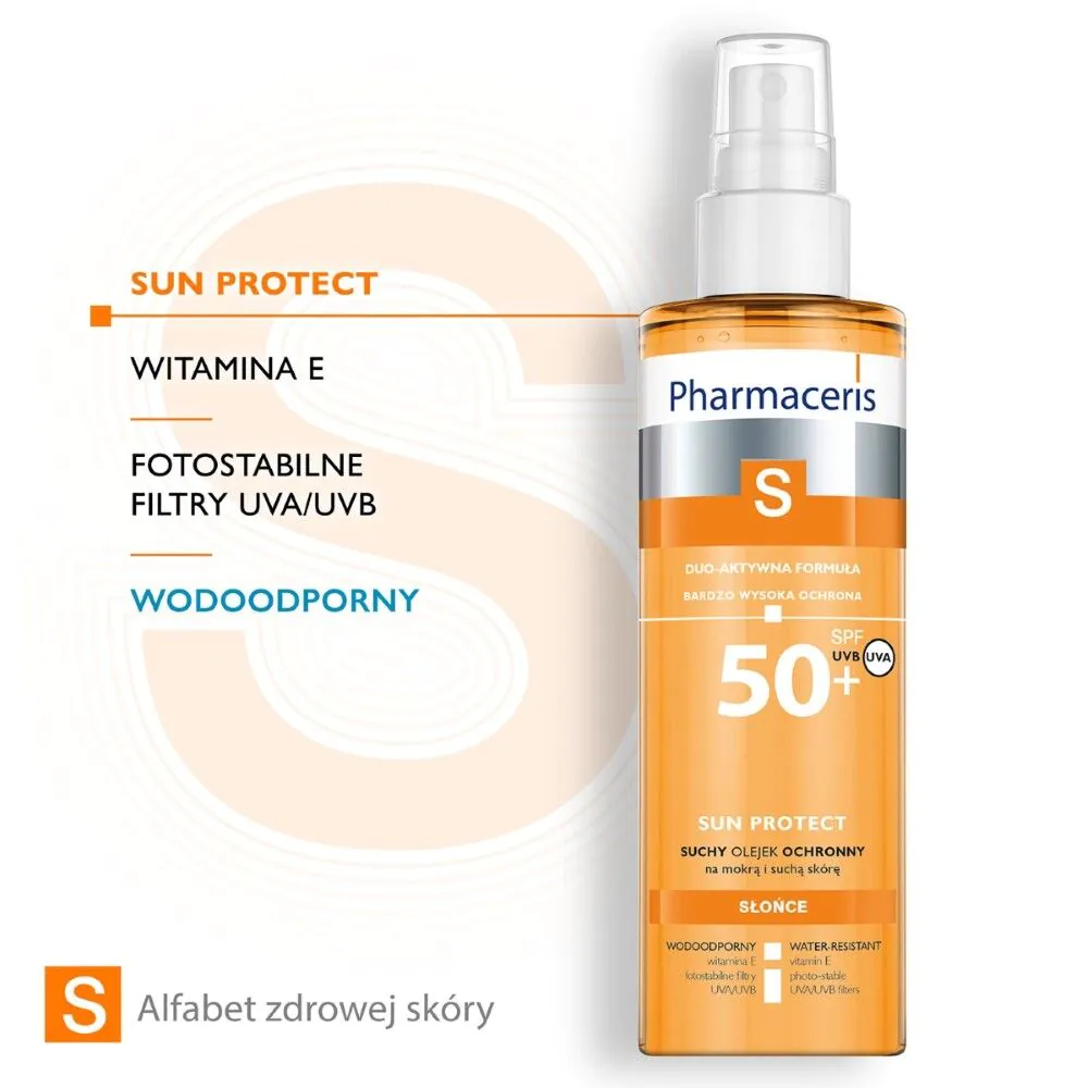Pharmaceris S Suchy olejek ochronny do ciała SPF50+