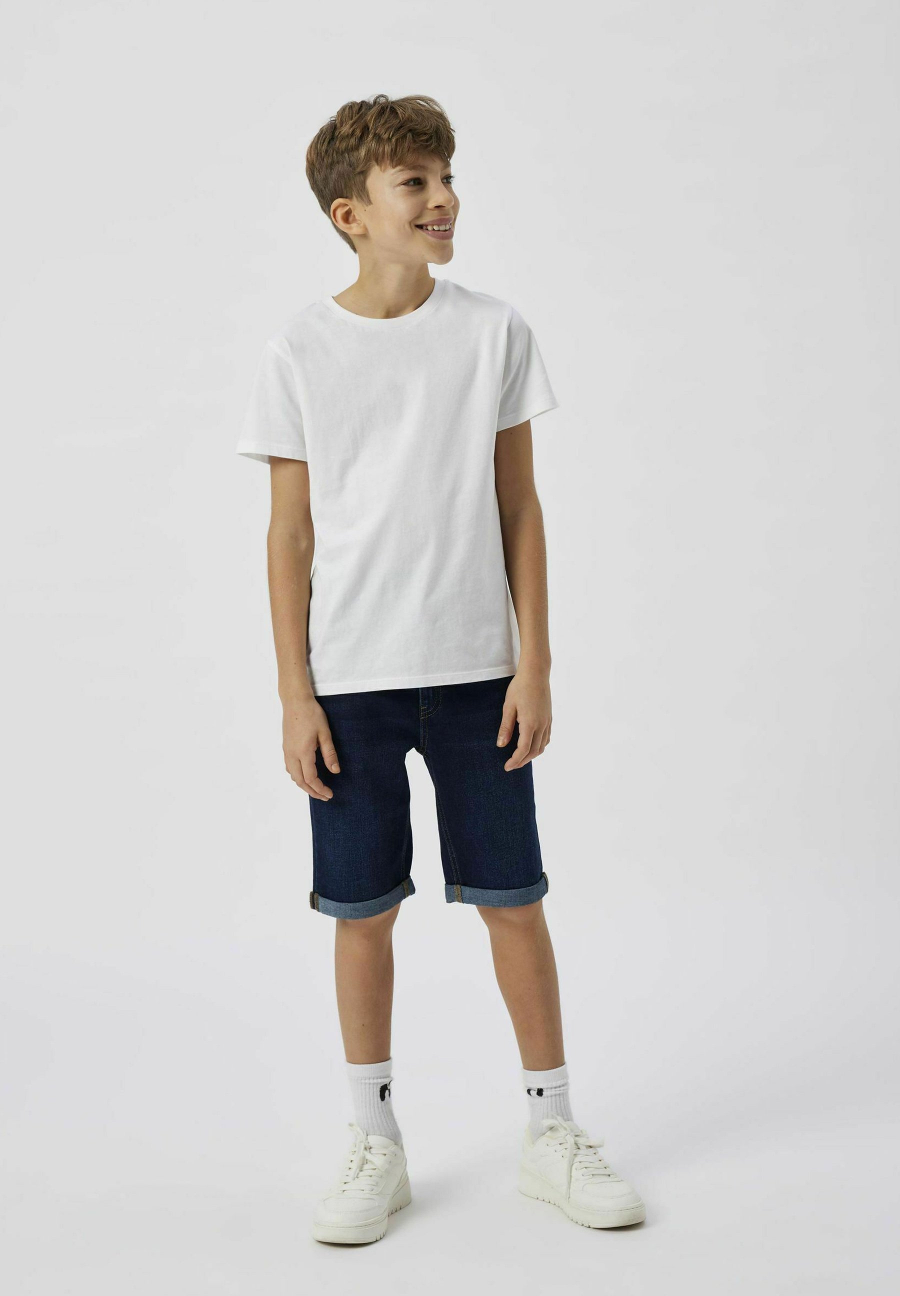 TWO SOON Denim shorts - donkerblauwe denim