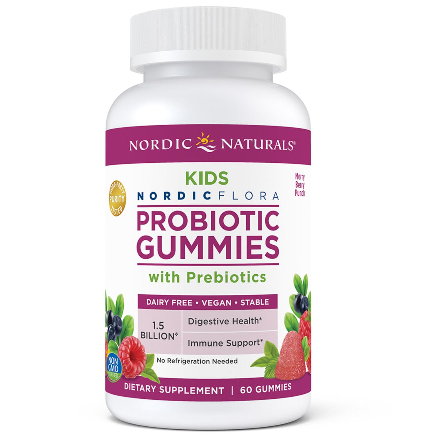 Nordic Naturals probiotikus gumicukorkák
