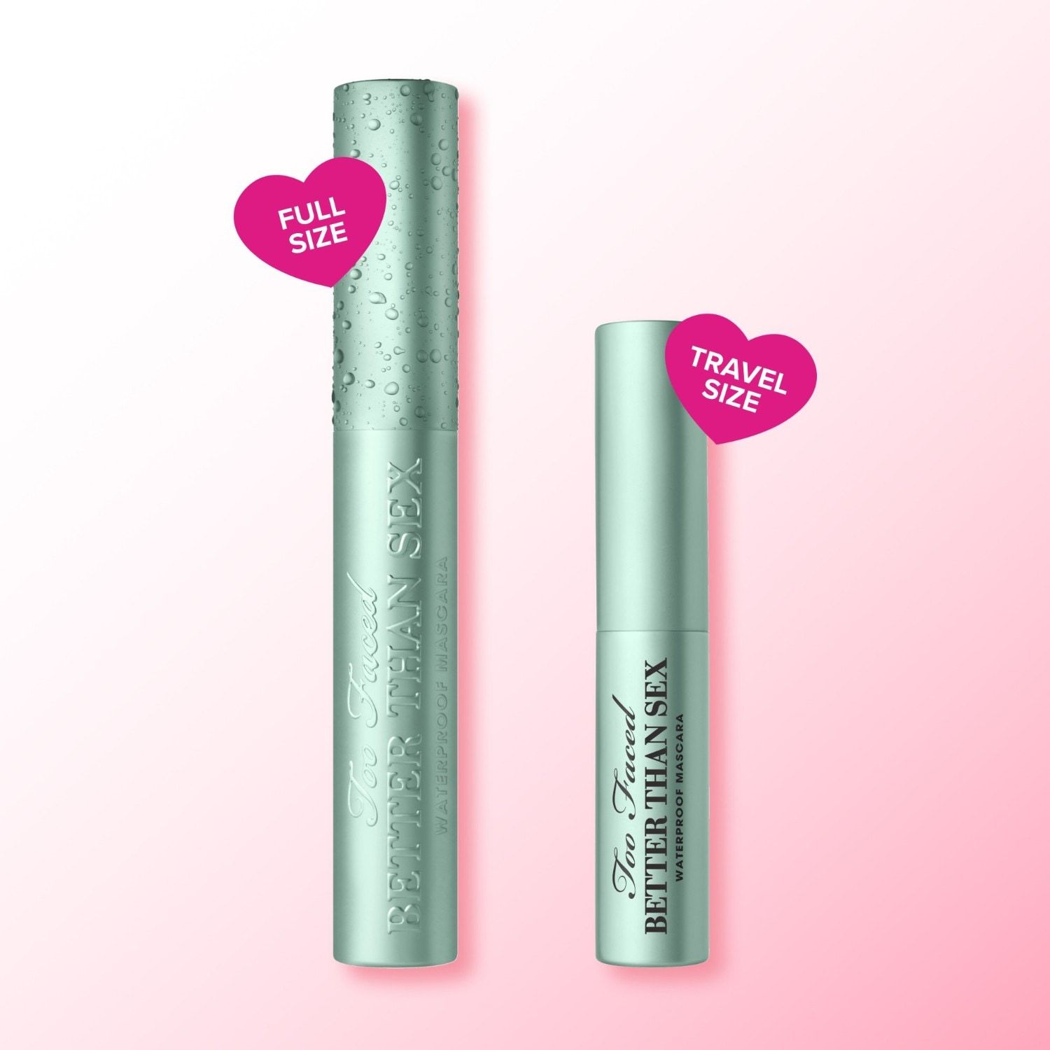 Vodoodporna mini maskara Too Faced – potovalna velikost – 4,8 g