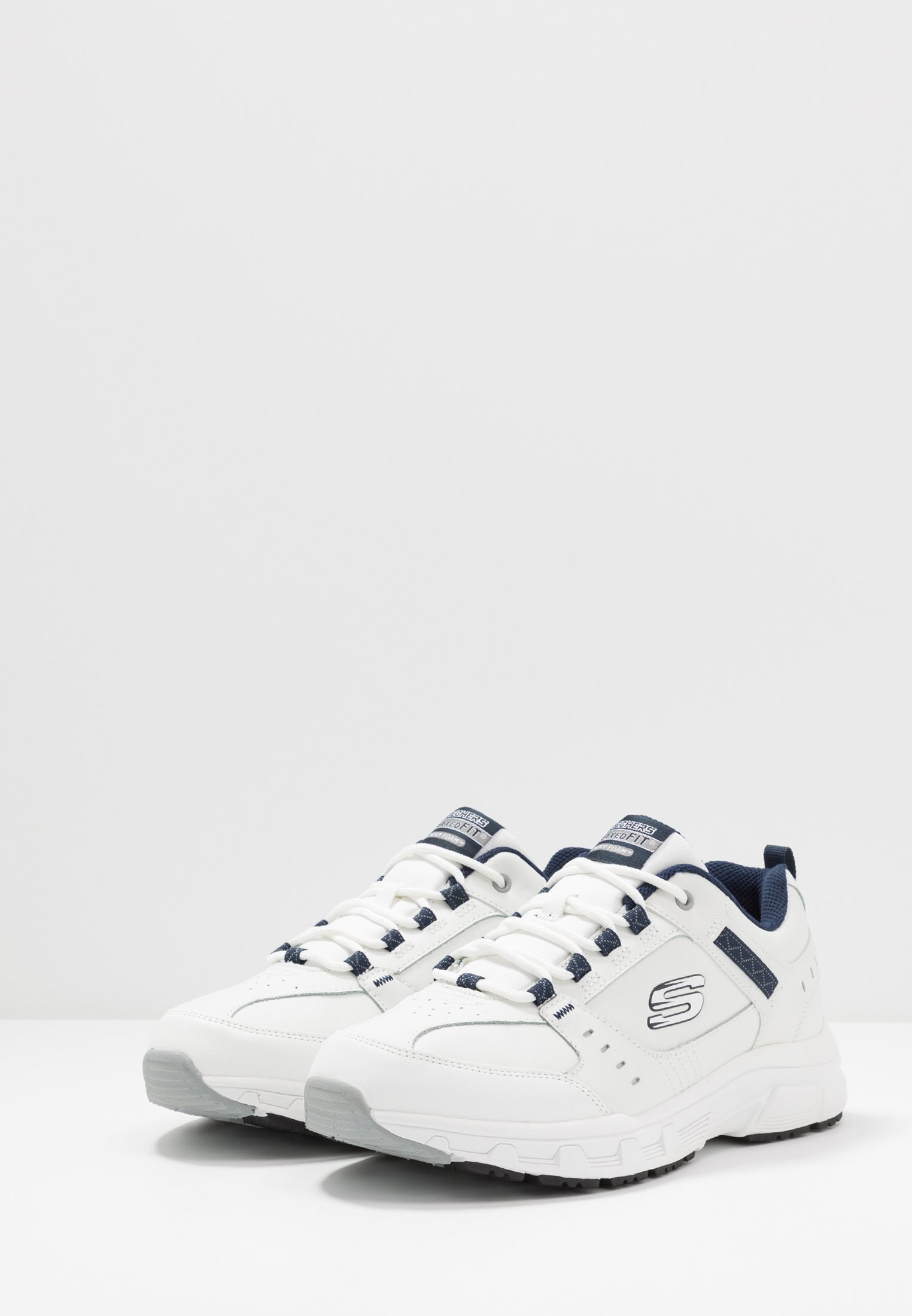 Skechers OAK CANYON - Baskets - blanc/marine
