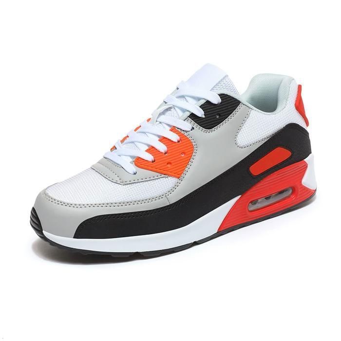 Basket Chaussure Homme Femme Blanc - FUNMOON - Vérifiez le tableau des tailles - Synthétique - Lacets - Adulte