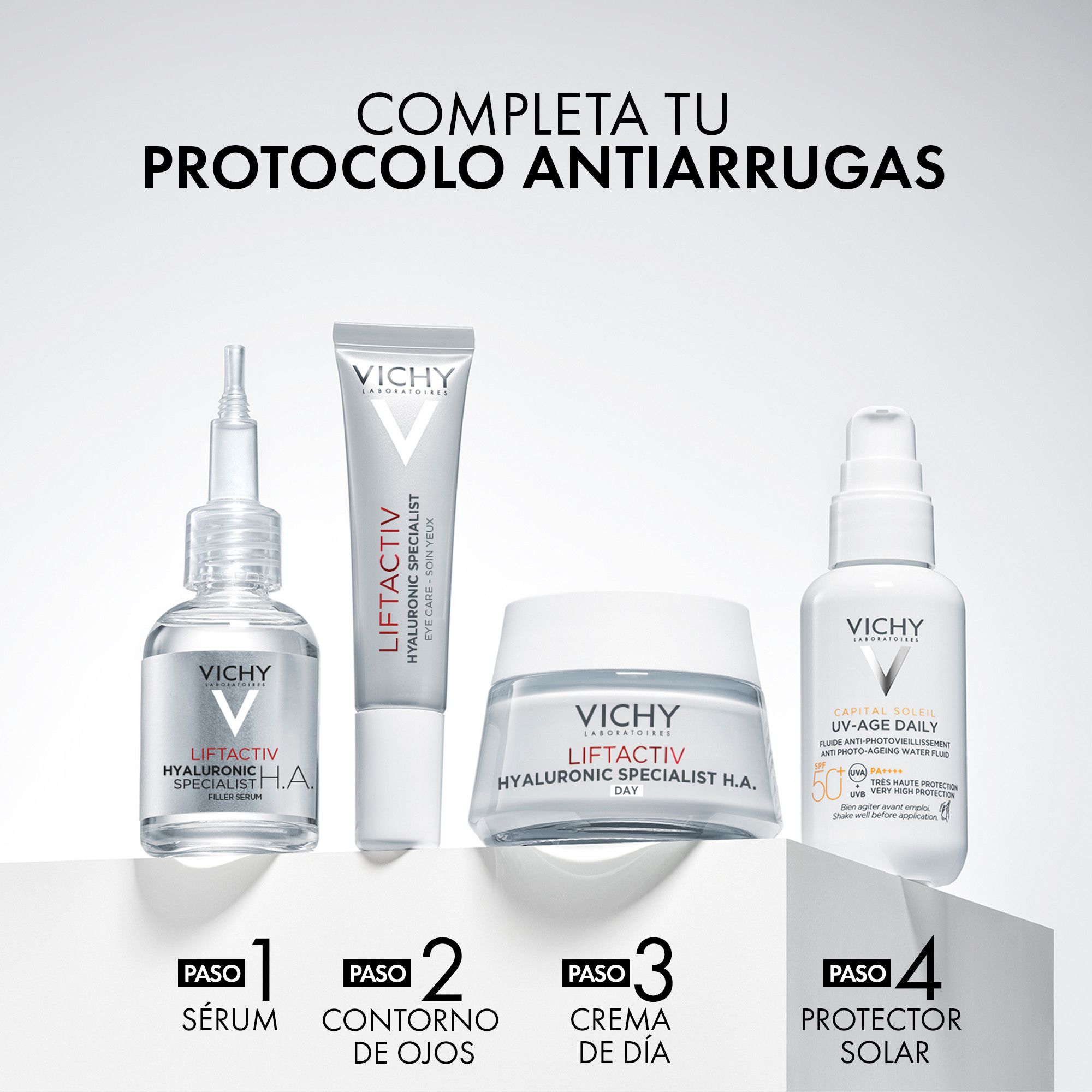 „Liftactiv Hyaluronic Specialist HA“ dieninis kremas nuo raukšlių Prieš raukšles ir senėjimą stabdantis kremas