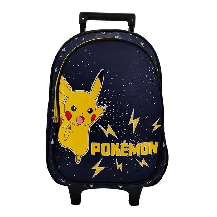Mochila con ruedas de 1 compartimento con licencia oficial de POKEMON