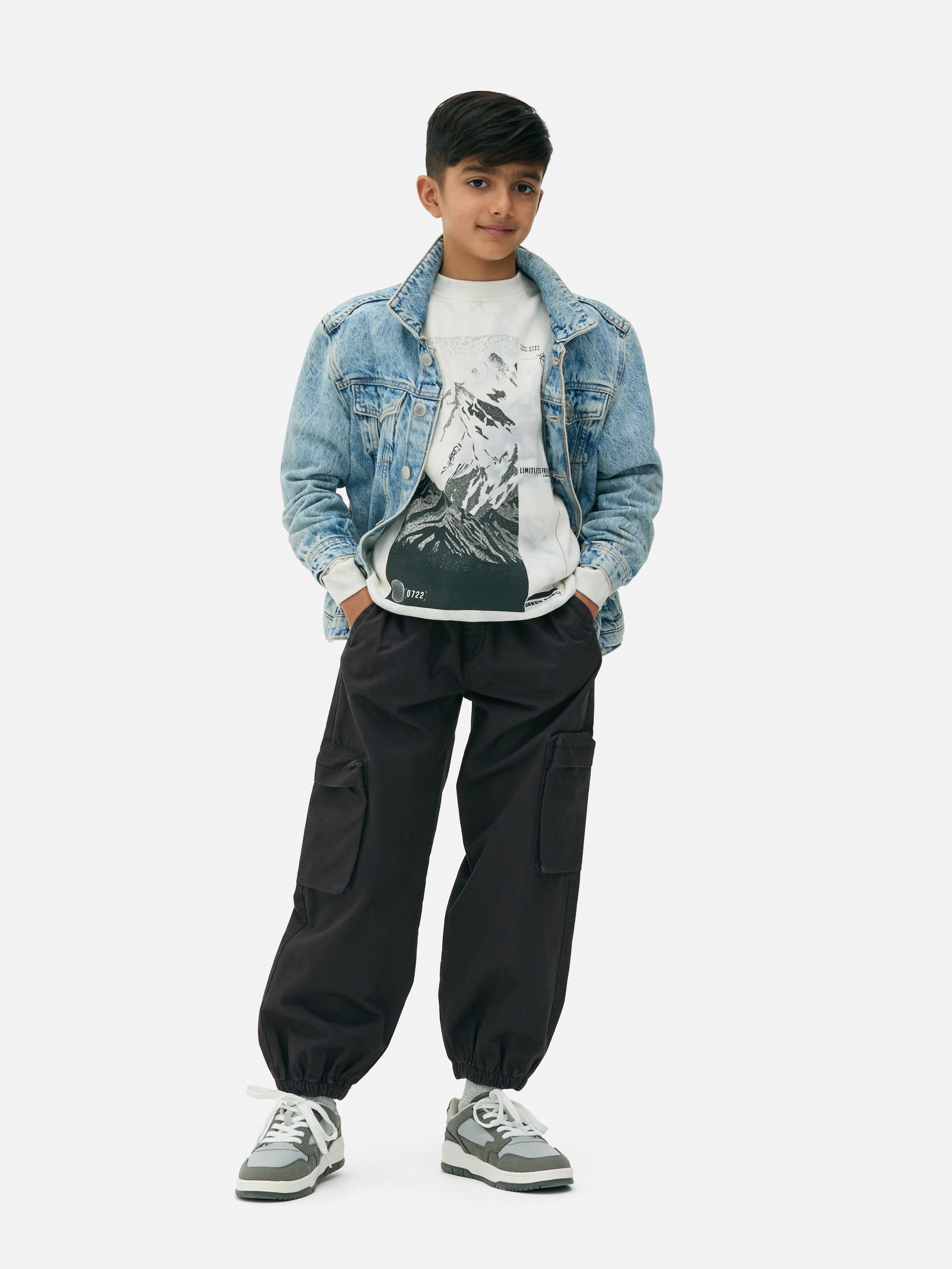 Cargohose mit verstellbarem Bund; Funktionshose mit verstellbarem Bund, Taschen und Bündchen an den Knöcheln