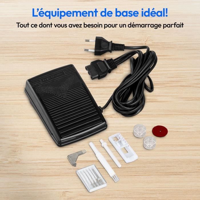 Macchina da cucire - MEDION - SM 70 - 71W - 12 punti - 700 giri/min - LED - Turchese
