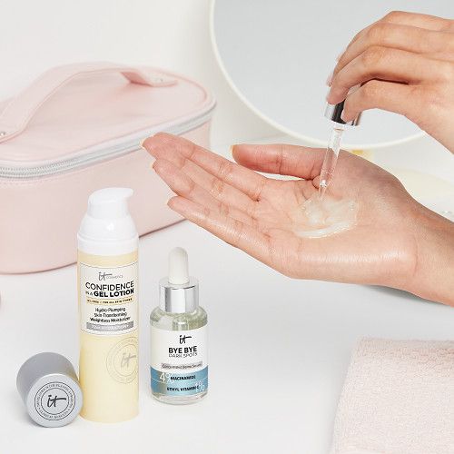 „Bye Bye Dark Spots“ veido serumas, tamsių dėmių mažinimo priemonė Prabangus serumas nuo tamsių dėmių