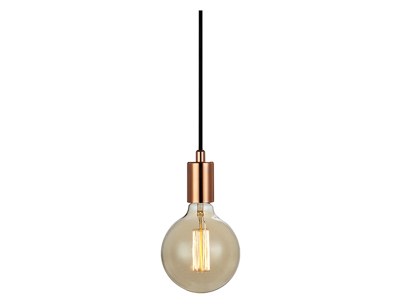 Lampa wisząca Sky metalowa miedziana