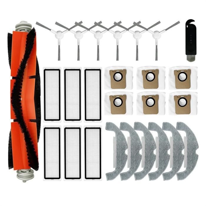 Accesorios para aspiradoras robot SODIAL - D9 Plus - Cepillo lateral - Filtro HEPA - Almohadillas de fregado