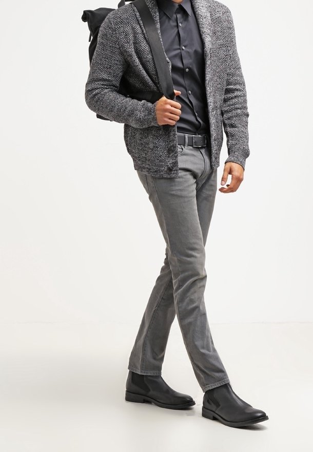 Pier One Cardigan – meliertes Dunkelgrau