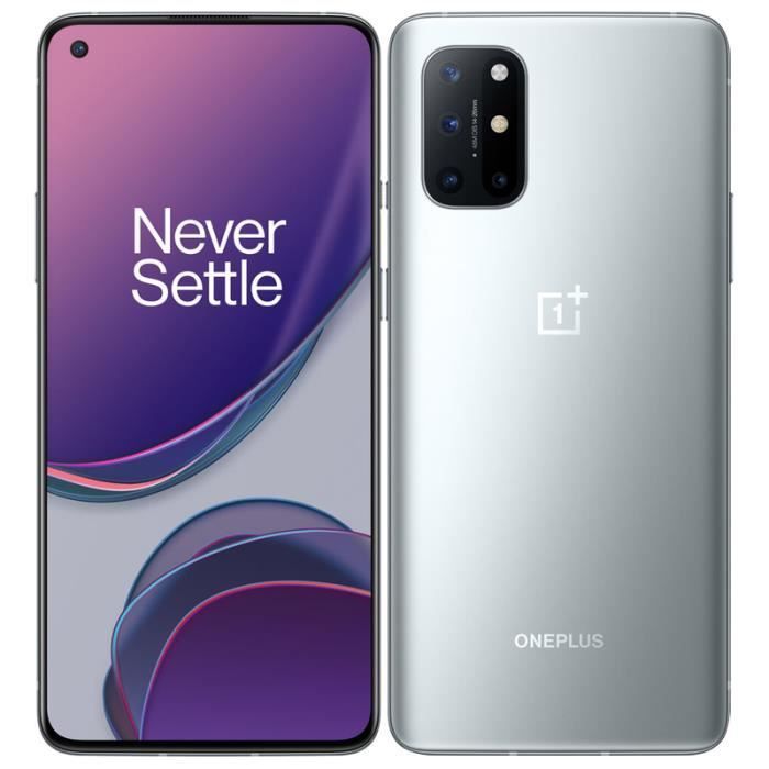 Smartphone OnePlus 8T 8 T 8 GB 128 GB Snapdragon 865 5G Zilver