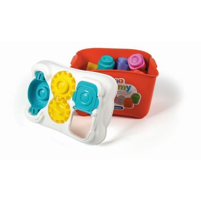 Juguete de actividades Clemmy - Clementoni - Cesta con 15 cubos y actividades mecánicas
