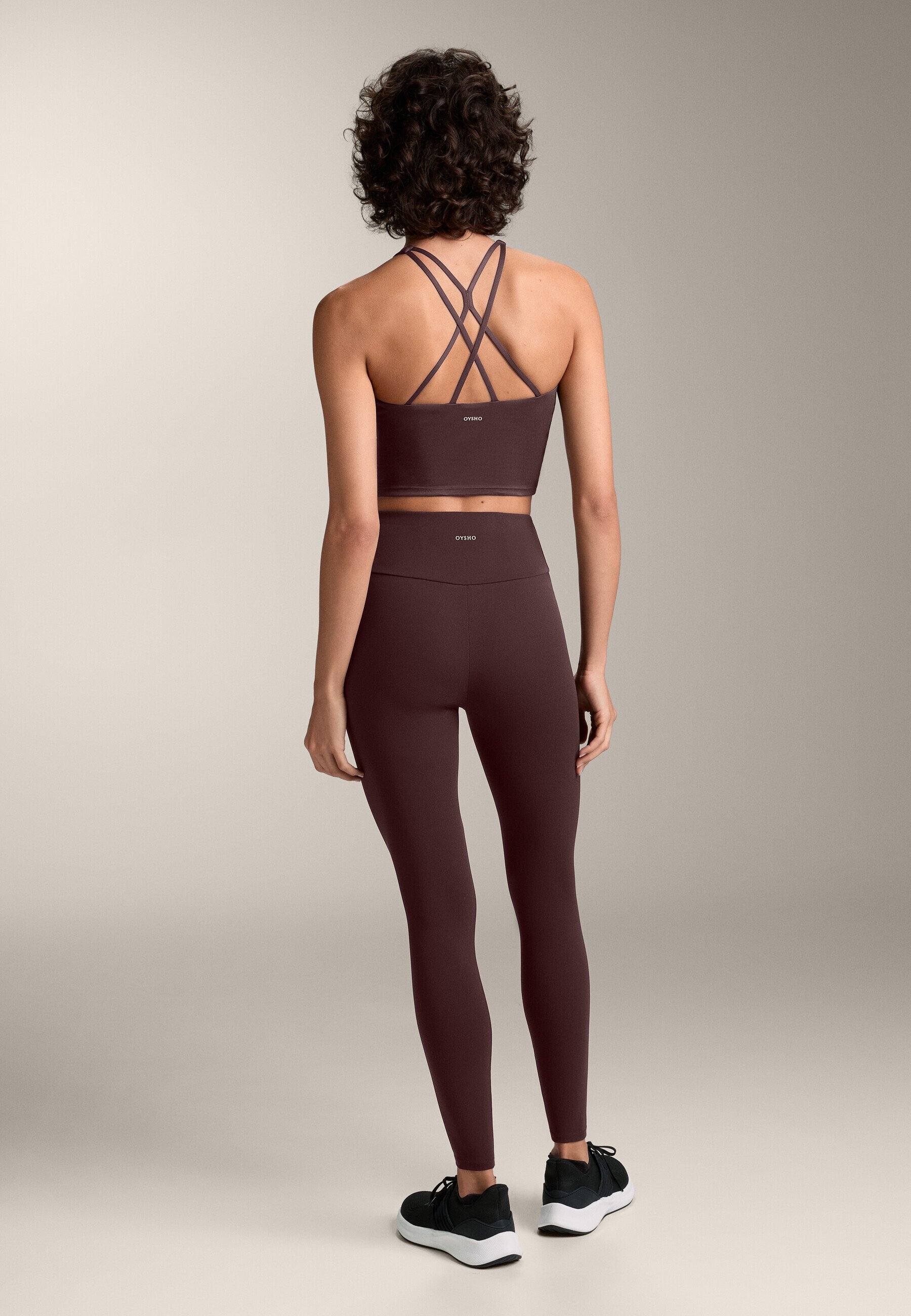 OYSHO COMFORTLUX STRAP AVEC BONNETS - Haut - marron