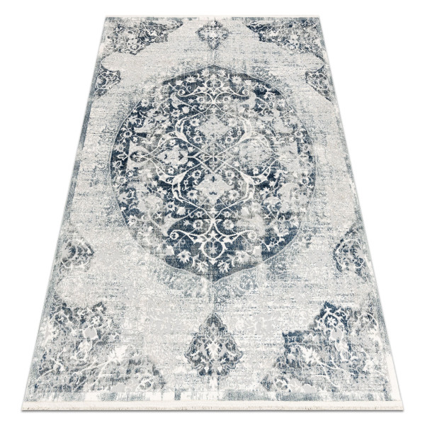 Dywan DISTIN 0820A granatowy / niebieski / 80x150 cm