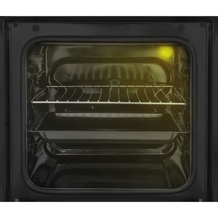 OCEANIC - Cuisinière vitrocéramique 50 x 50 cm, four convection naturelle, four 48L silver