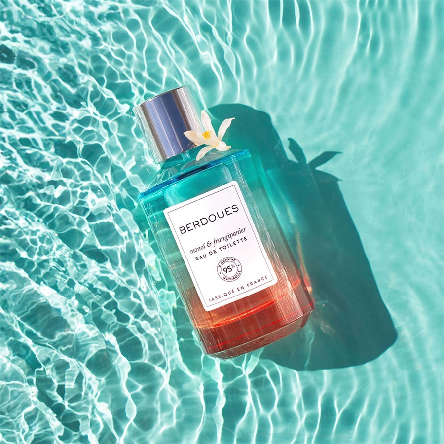 Berdoues Perfume Eau de Toilette 95% Organic Monoi & Frangipani – 100 ml