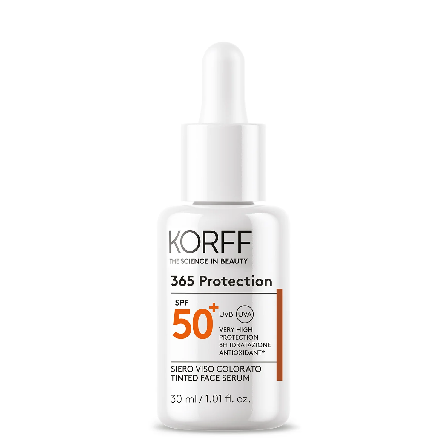 Sun Care 365 Protection SPF50+ Siero Viso Colorato - Solare viso alta prot., Trattamenti Protettivi, Siero viso effetto globale, Crema viso colorata effetto globale