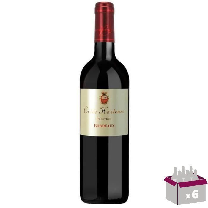 Cuvée Hortense Prestige 2022 Burdeos - Vino Tinto Burdeos x6