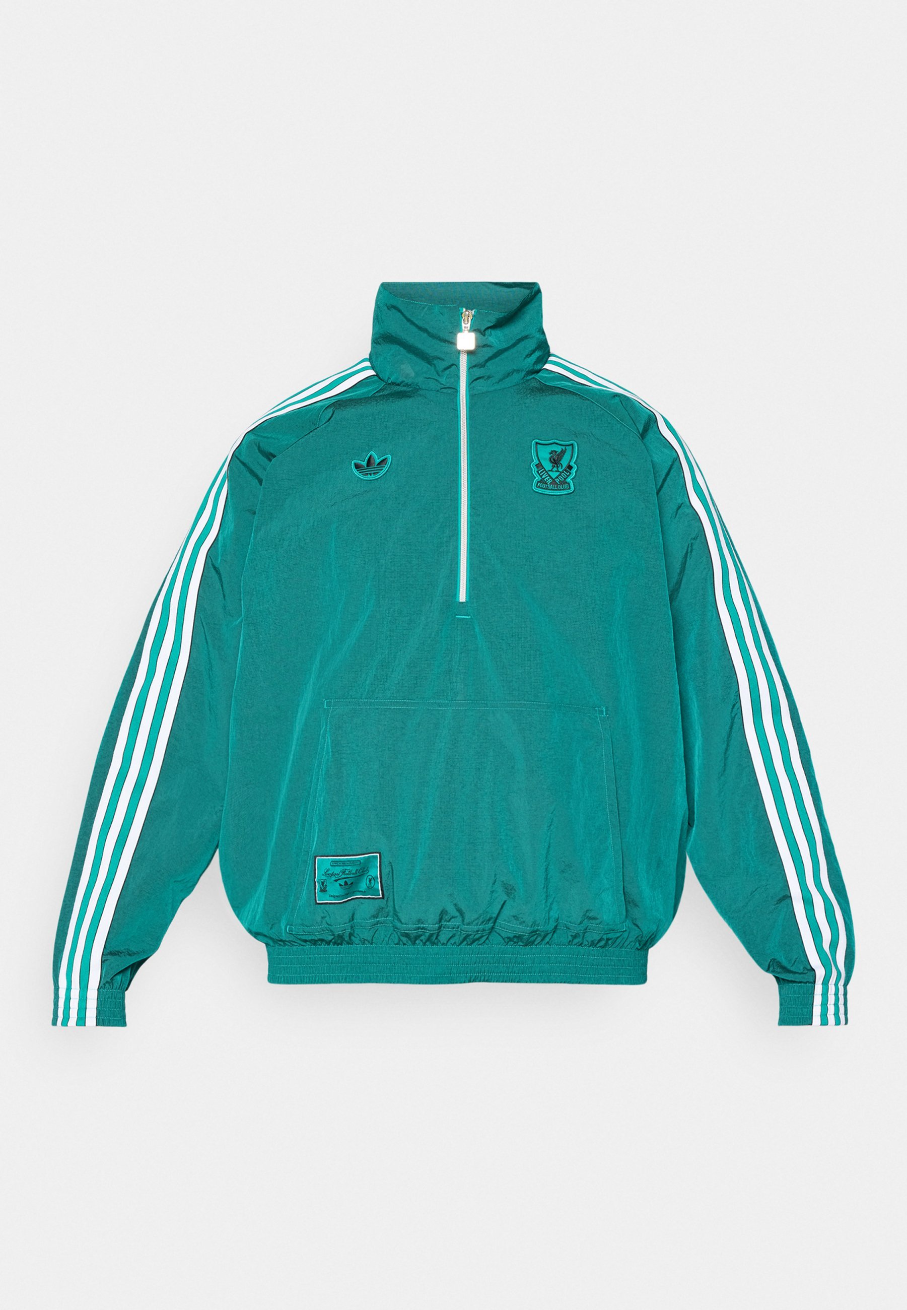 adidas Originals LIVERPOOL FC ICON HALF ZIP JACKET - Clubkleding - zeegroen