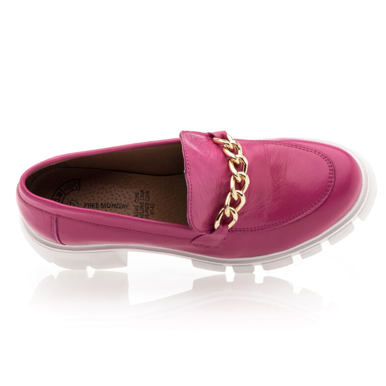 Rosa Damen-Loafer/Bootsschuhe