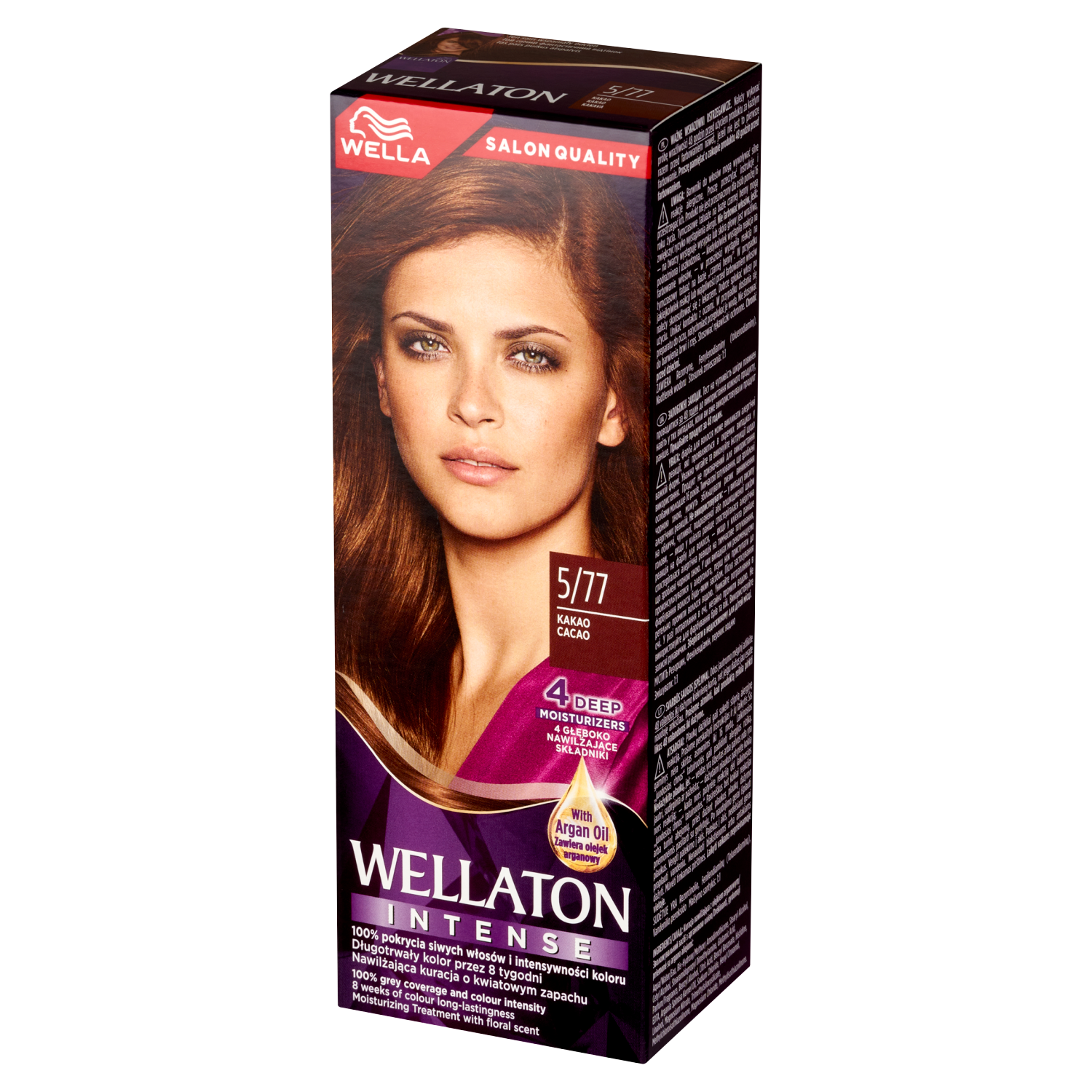 Crema colorante per capelli Wella 5/0 castano chiaro Wellaton