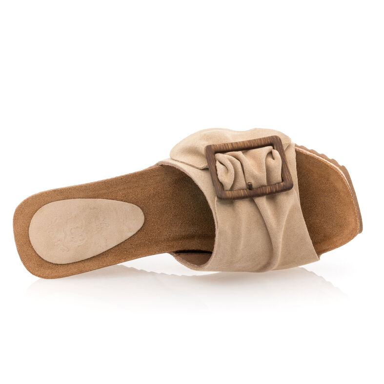 Beige Damen-Sandalen / Zehenfreie Schuhe
