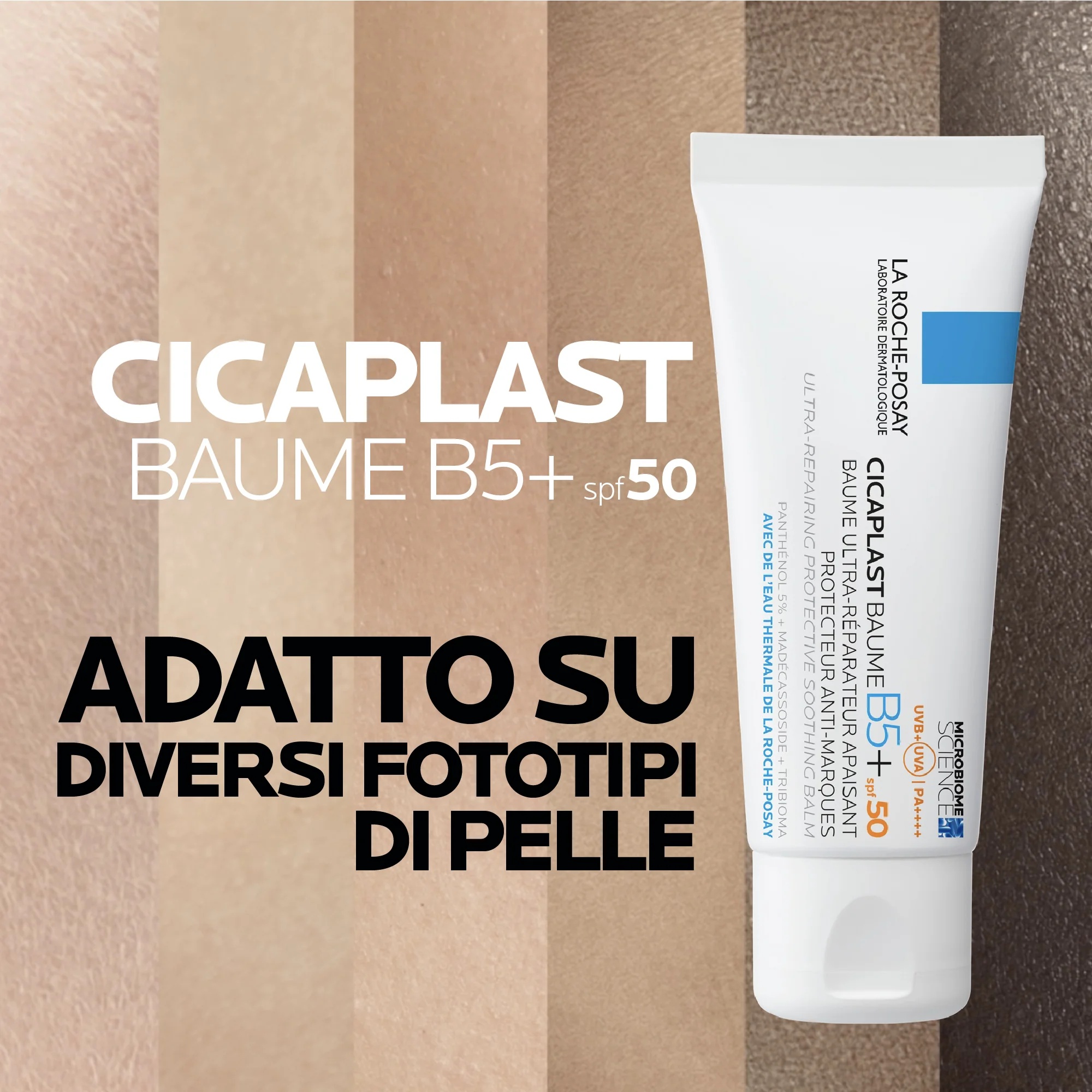 LA ROCHE POSAY La Roche Posay Cicaplast Baume B5 SPF 50 40 ml Verzachtende balsem voor lichaam en gezicht