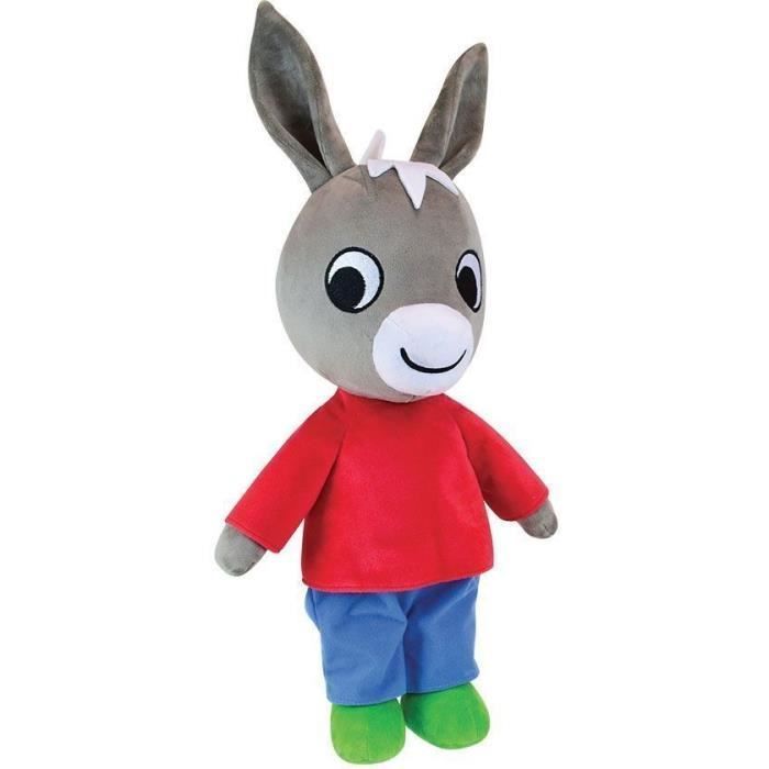 Peluche TROTRO - JEMINI - +/- 61 cm - Mixte - Rouge - Bébé