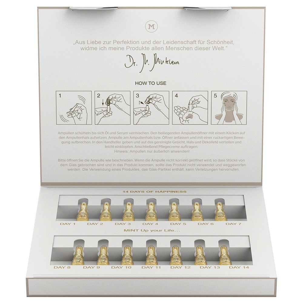 Ampule za sjaj lica Mint by Dr. Mintcheva Glowserum – 14 ml
