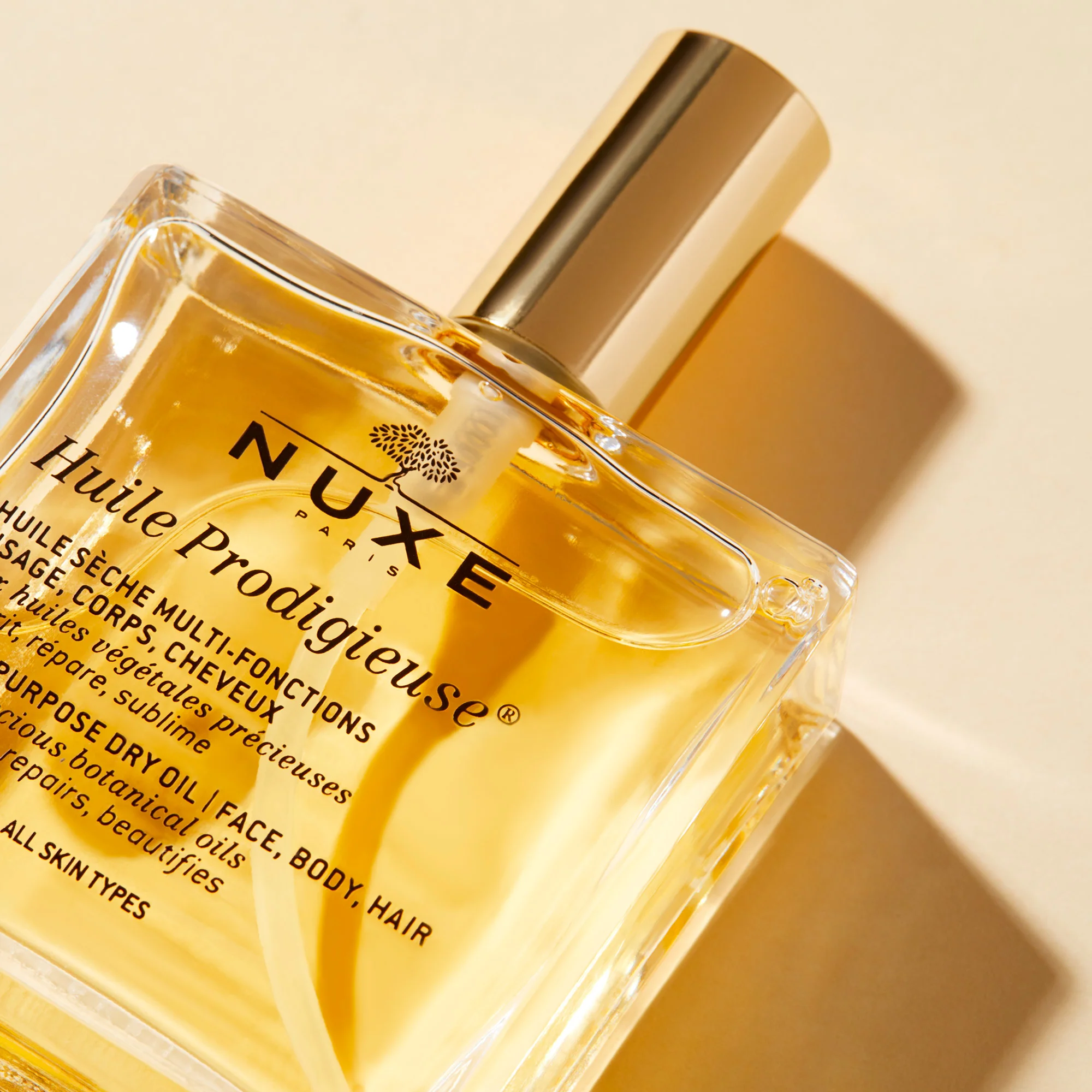 Huile Prodigieuse Olio Secco - Olio viso nutriente, Olio Corpo, Olio Capelli, Olio elasticizzante antismagliature