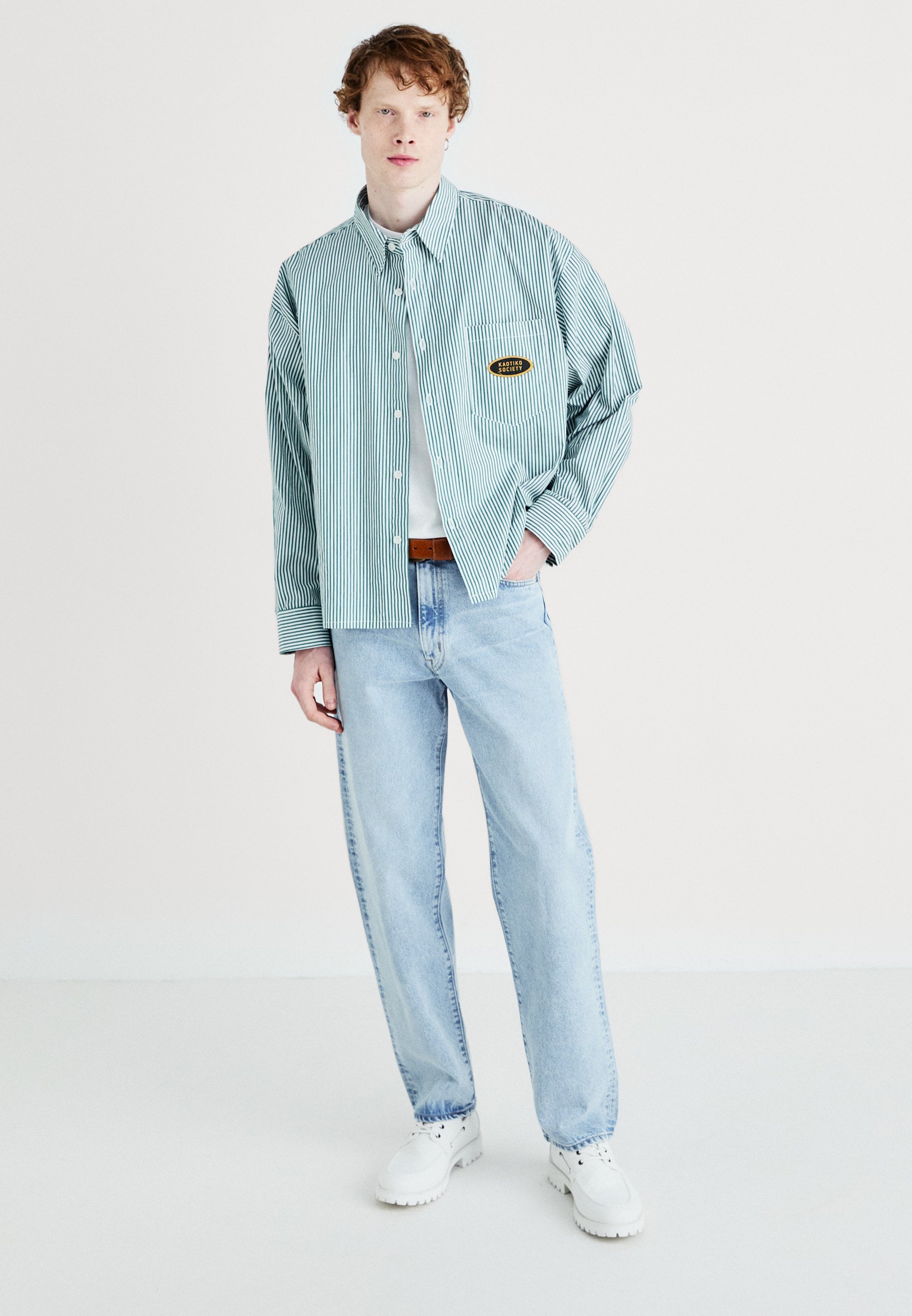 Levi's® WIDE LOOP TWO HORSE GÜRTEL - Gürtel - Tabakbraun