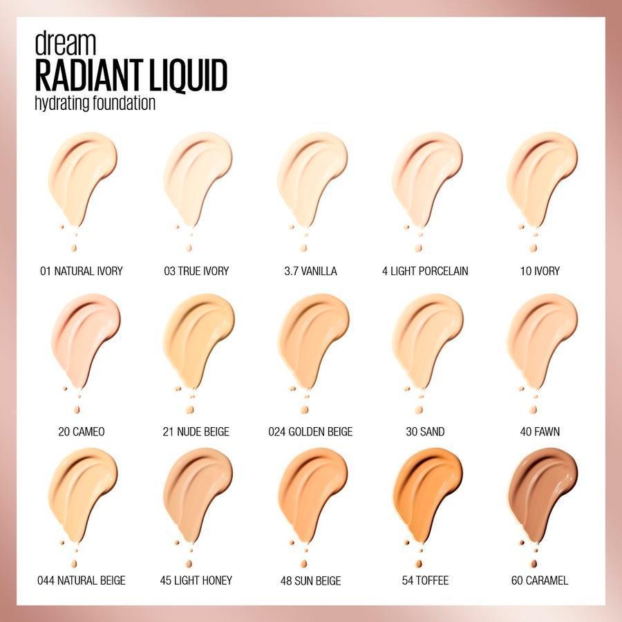 Maybelline Foundation Dream Radiant Liquid – 1 Stück