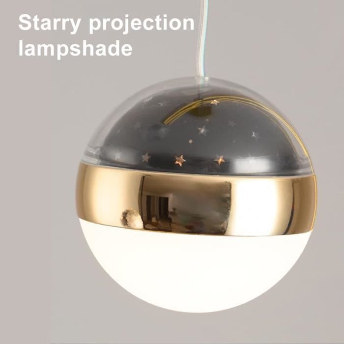 Suspension - Fée Étoile - 12 cm - Métal - LED - Pour chambre d'enfant