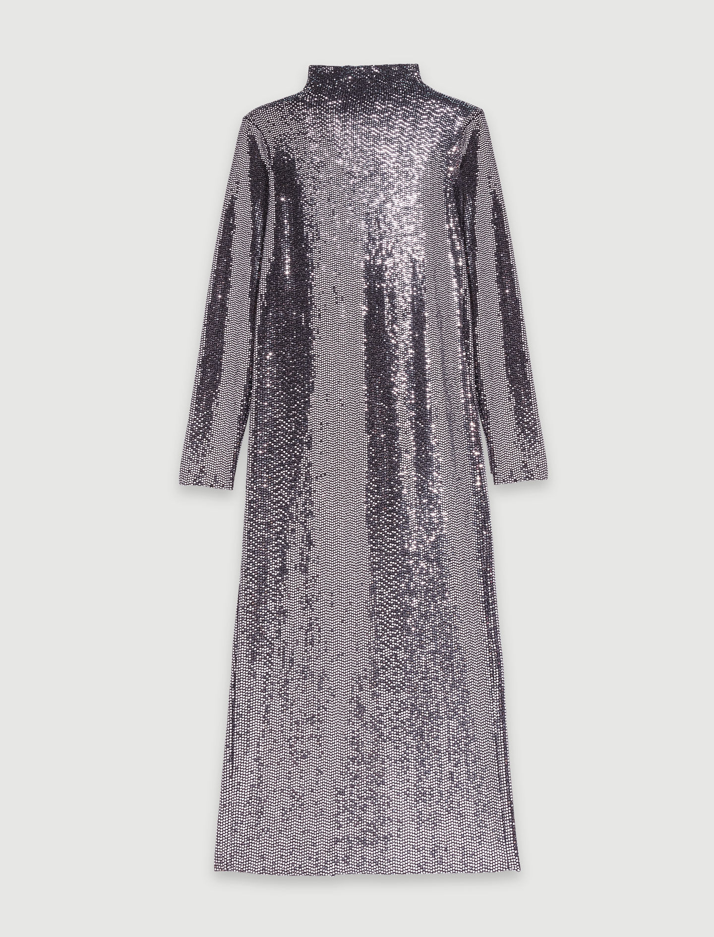 Rochie lungă strălucitoare - Argintie