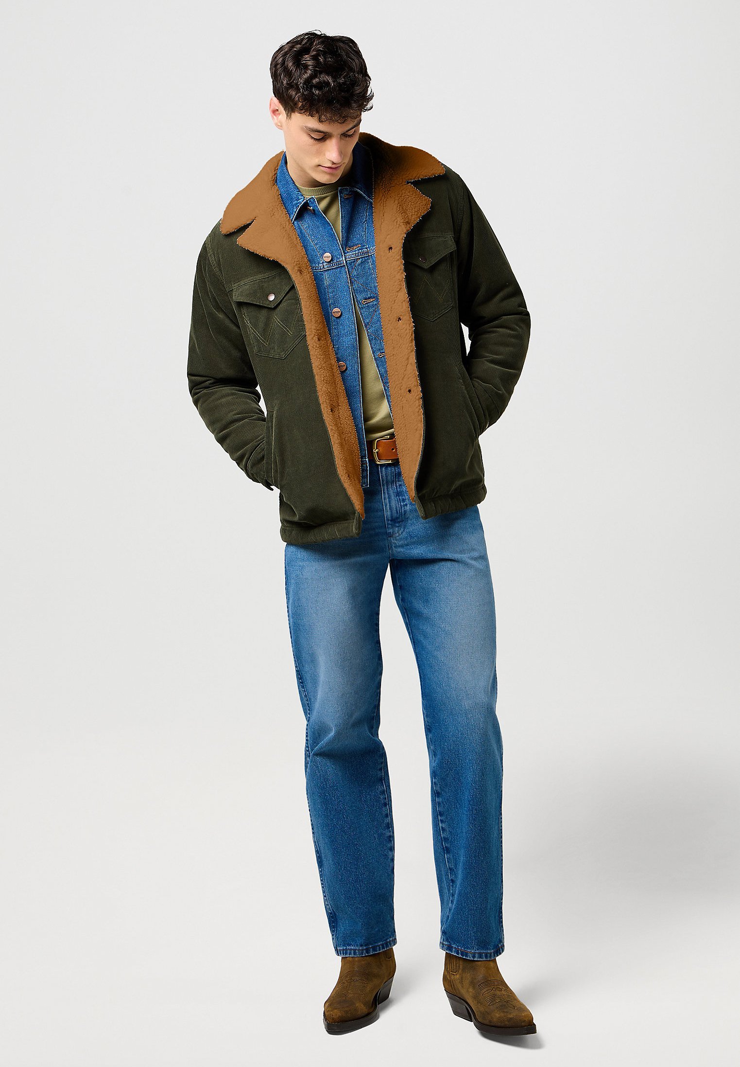 Veste Wrangler Light - Nuit en forêt