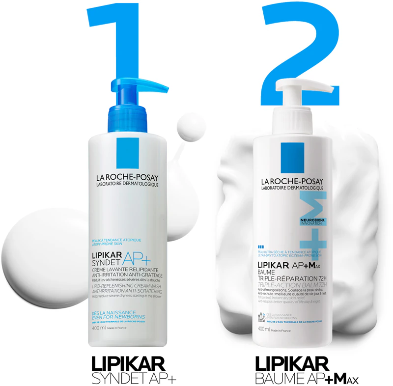 Bálsamo corporal nutritivo La Roche-Posay Lipikar AP+Max para pele seca e atópica