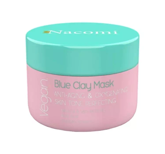 Nacomi Blue Clay Mask niebieska maska przeciwzmarszczkowo-dotleniająca 50 ml