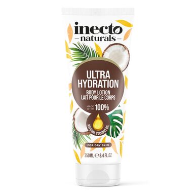 Inecto kookosöljyllä täytettävä vartalovoide 250 ml