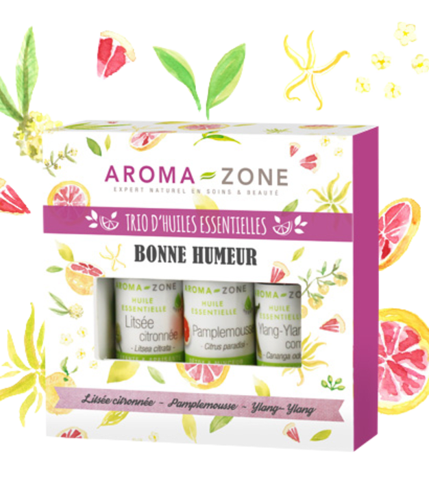 Coffret huiles essentielles Trio d'huiles essentielles - Bonne Humeur