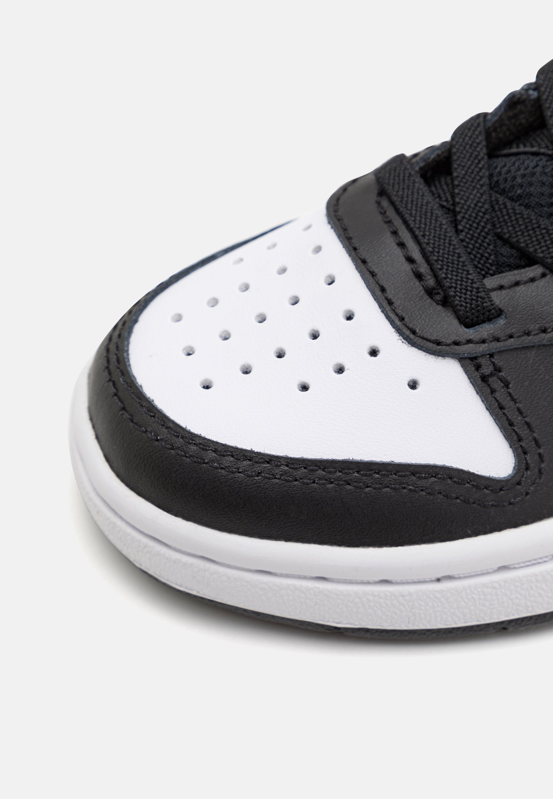 Nike Sportswear COURT BOROUGH MID UNISEX - Kõrged tossud - must/päikeseloojangupunane/valge